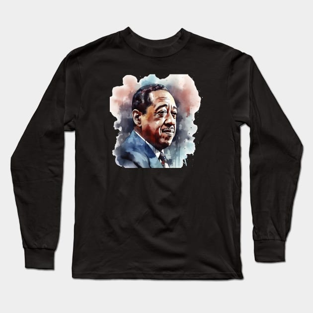 Duke Ellington Portrait for Black History Month Long Sleeve T-Shirt by HistoryMakers